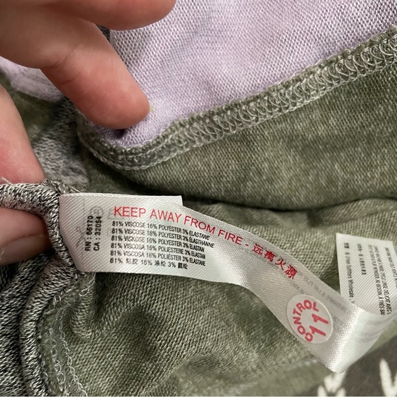 Anthropologie Saturday Sunday Lounge Wear Long Sleeve Pullover Top Large - Picture 6 of 8